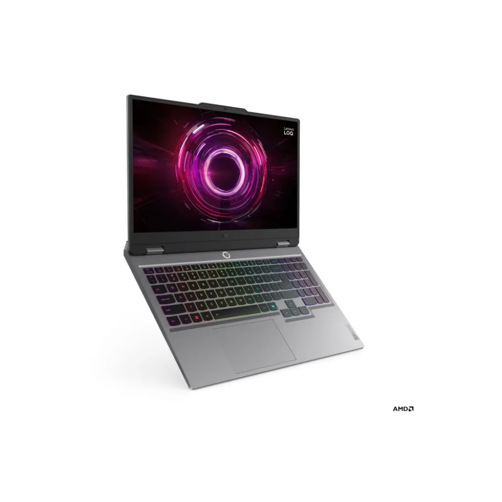 Prenosnik Lenovo 39,6 cm (15,6") LOQ 15 1920x1080 IPS G-SYNC 300nit Ryzen 7 250/32GB/SSD1TB/BL RGB/RTX5060-8GB/Win11Home (83JG004QSC)