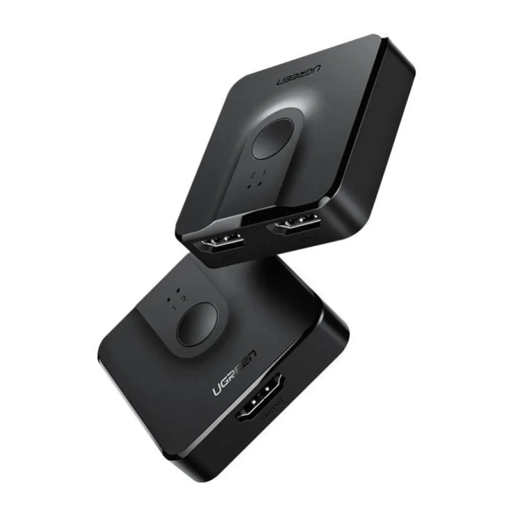 Podatkovni preklopnik 2:1 HDMI Ugreen HDMI 2.0 2x1 dvosmerni razdelilec, stikalo - box (50966)