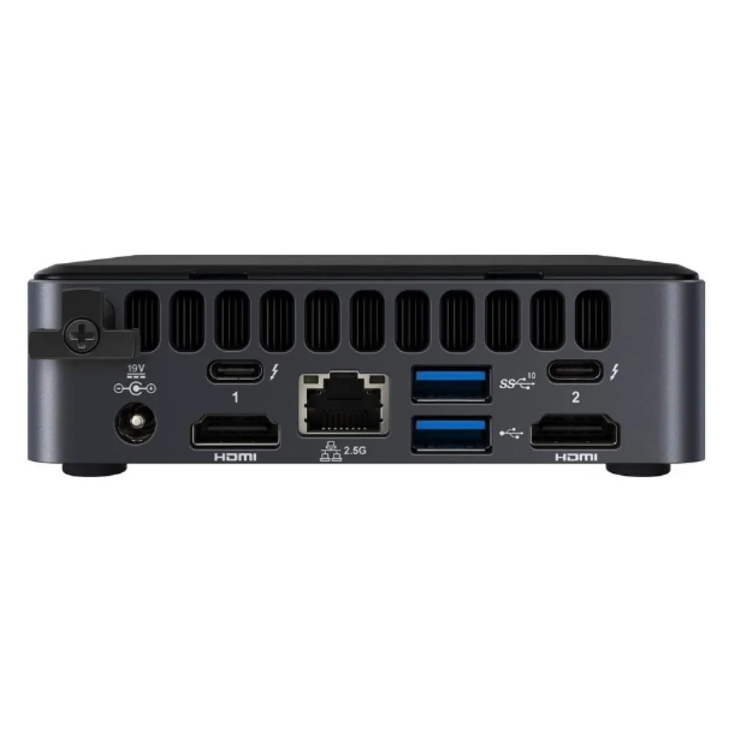 Računalnik BB Intel NUC11TNKv70002 UCFF i7-1185G7 4C/8T 1,2-4,8GHz DDR4 M.2 HDMI Thunderbolt 3/4 GigaLAN Wi-Fi - brez 3,5 audio jack