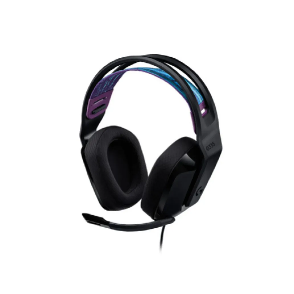 Slušalke žične Logitech naglavne z mikrofonom 2x 3,5mm G335 črna z mikrofonom (981-000978)