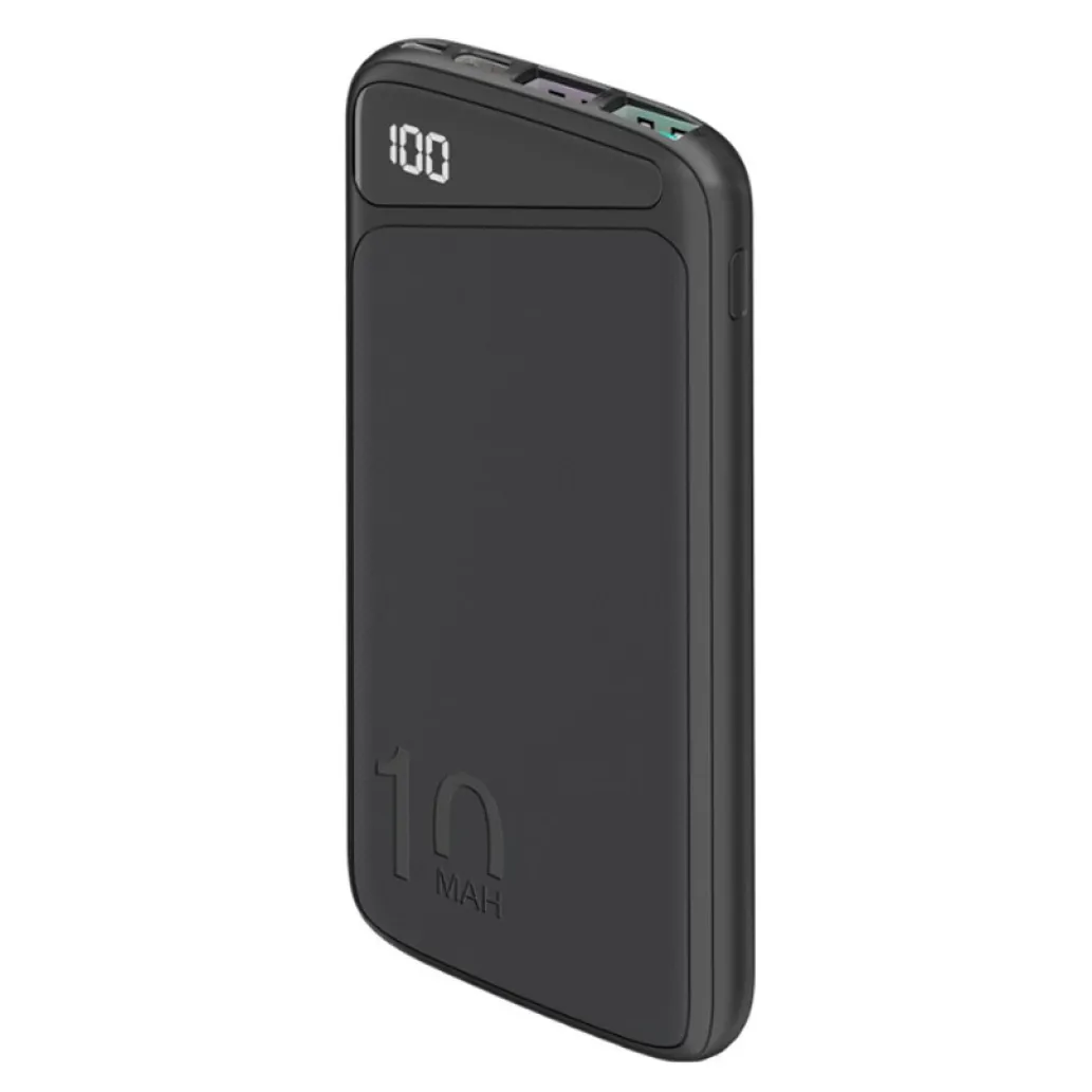 Prenosna baterija Goobay Super Charge 10000 mAh USB-C USB3.0 črna (53936)