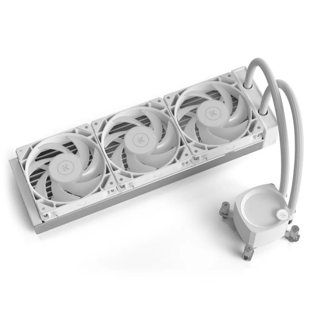 Vodno hlajenje EKWB EK-Nucleus AIO CR360 Lux D - 360mm RGB bela (3831109897850)