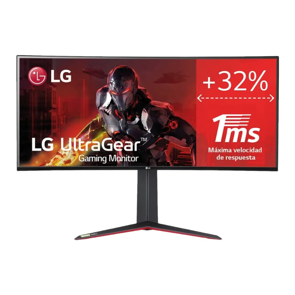 Monitor LG 88,9 cm (35,0") 34GN850P-B 3440x1440 Curved Gaming 144Hz AH-IPS 1ms 2xHDMI DisplayPort 2xUSB3.0 HAS DCI-P3-98% AdaptiveSync G-Sync Compatible HDR400