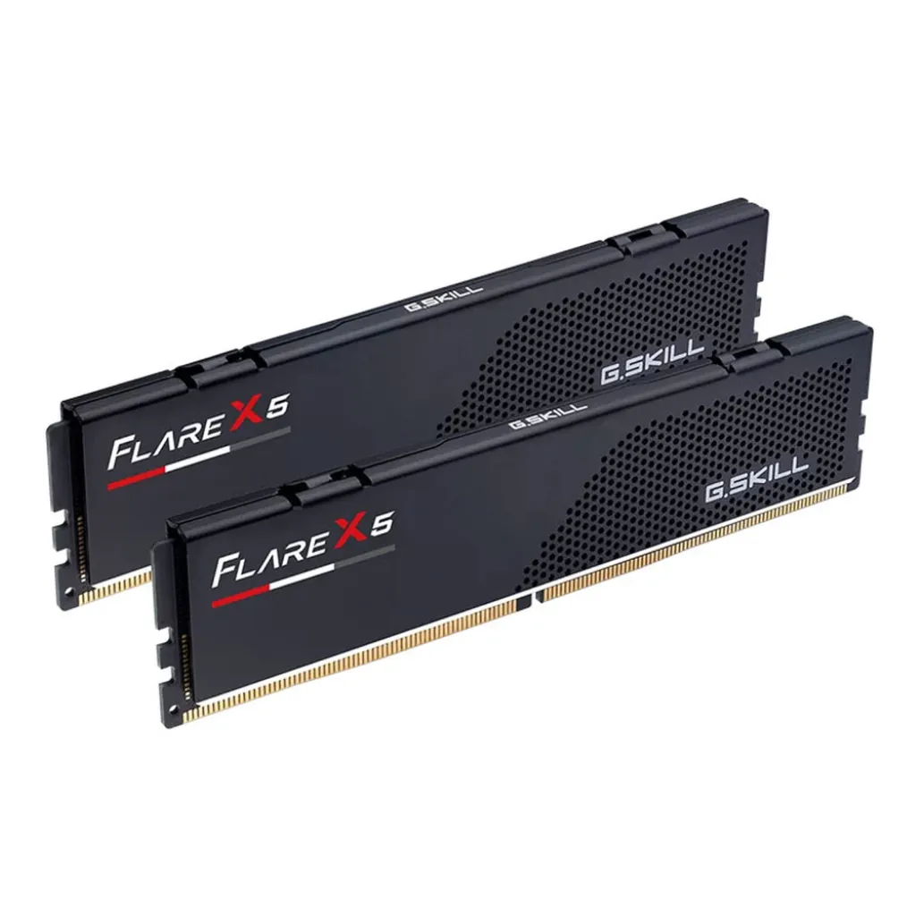 DDR5 48GB 5200MHz CL40 KIT (2x24GB) G.Skill G.Skill RGB Flare X5 AMD EXPO 1,1V Gaming črna - low profile (F5-5200J4040A24GX2-FX5)