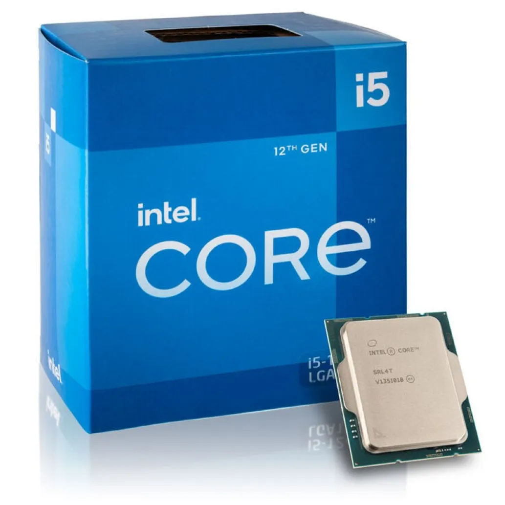 Procesor Intel 1700 Core i5 12400 6C/6T 2.5GHz/4.4GHz BOX 65W/117W grafika HD 730 hladilnik Intel