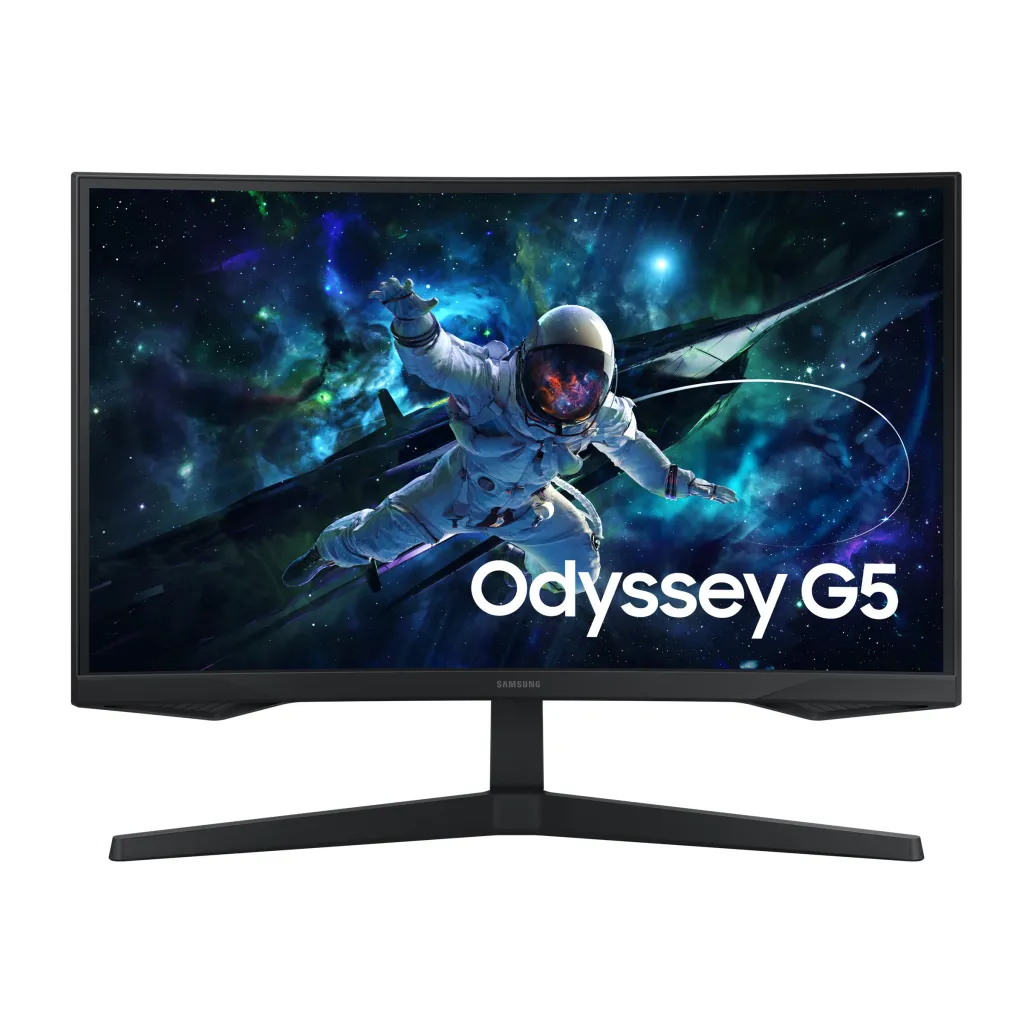 Monitor Samsung 68,6 cm (27,0") S27CG554EU 2560x1440 Curved Gaming 165Hz VA 1ms HDMI DisplayPort FreeSync HDR10 OdysseyG5