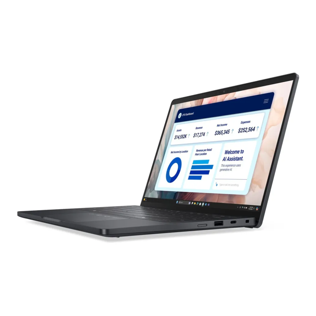 Prenosnik DELL 33,7 cm (13,3") Pro 13 Premium 2560x1600 IPS na dotik 500nit Ultra 7-268V/32GB/SSD1TB/BL/AI Chip: 48 TOPs/Mg-AL/Intel Arc 140V/Win11Pro (210-BPBZ-U7-TOUCH)