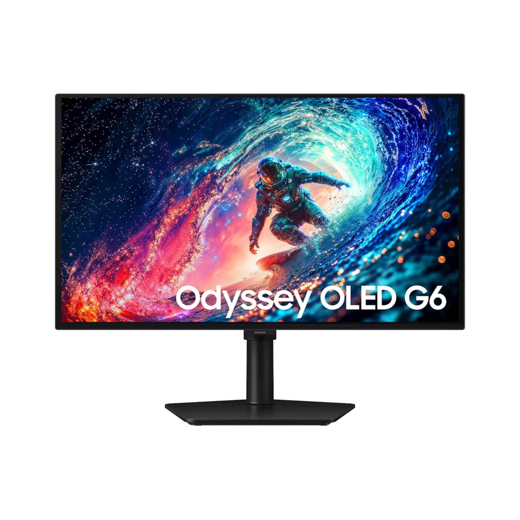 Monitor Samsung 68,6 cm (27,0") S27HG612SU 2560x1440 Gaming 240Hz OLED 0,03ms HDMI DisplayPort Pivot FreeSync Premium HDR10+ Gaming Odyssey OLED G6