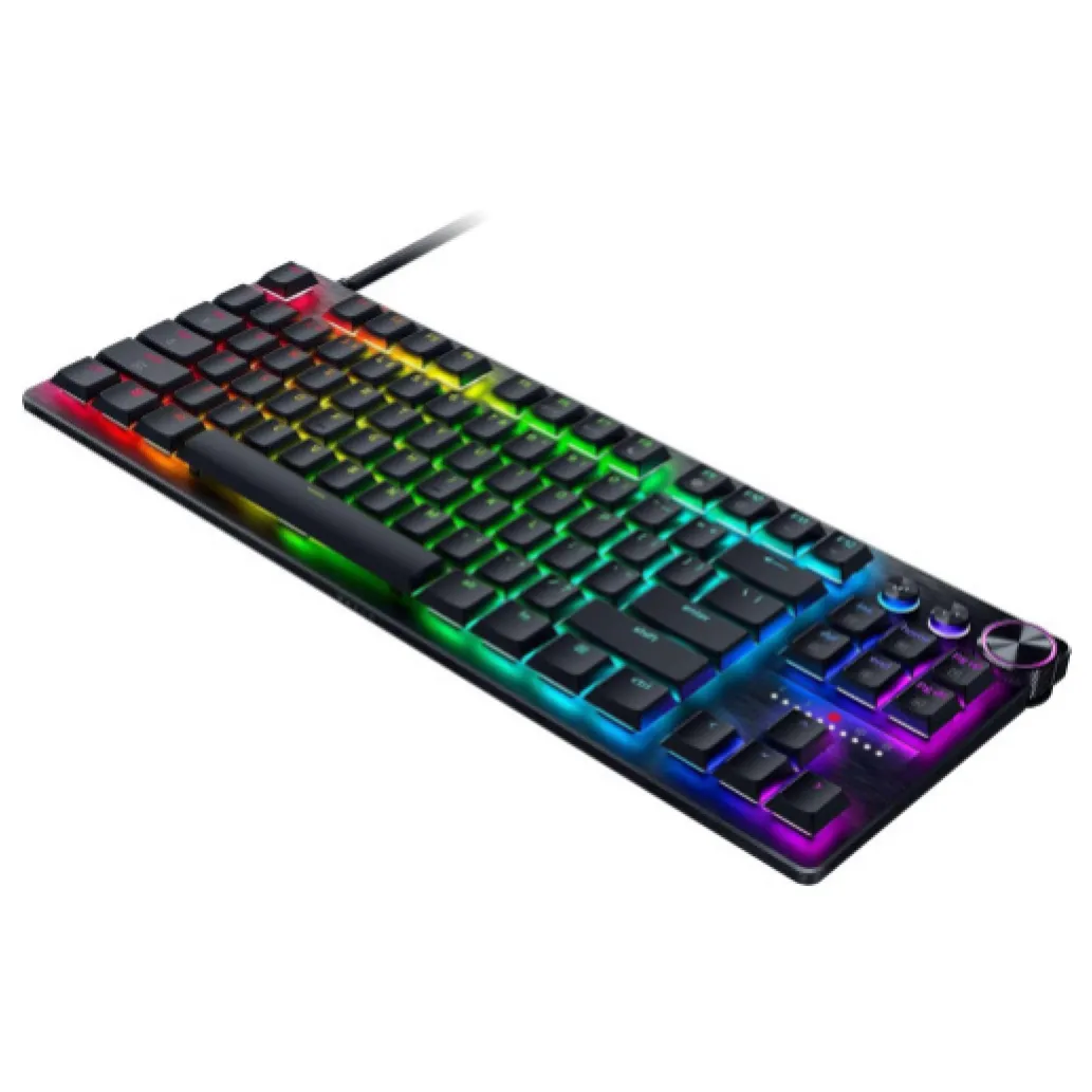 Gaming Tipkovnica Žična Razer Huntsman V3 Pro US | črna RGB (Low-profile Tenkeyless) (RZ03-05850100-R3M1)