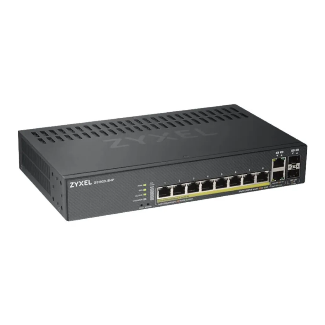 STIKALO 10-PORT ZyXEL gigabit Managed (GS1920-8HPV2-EU0101F)