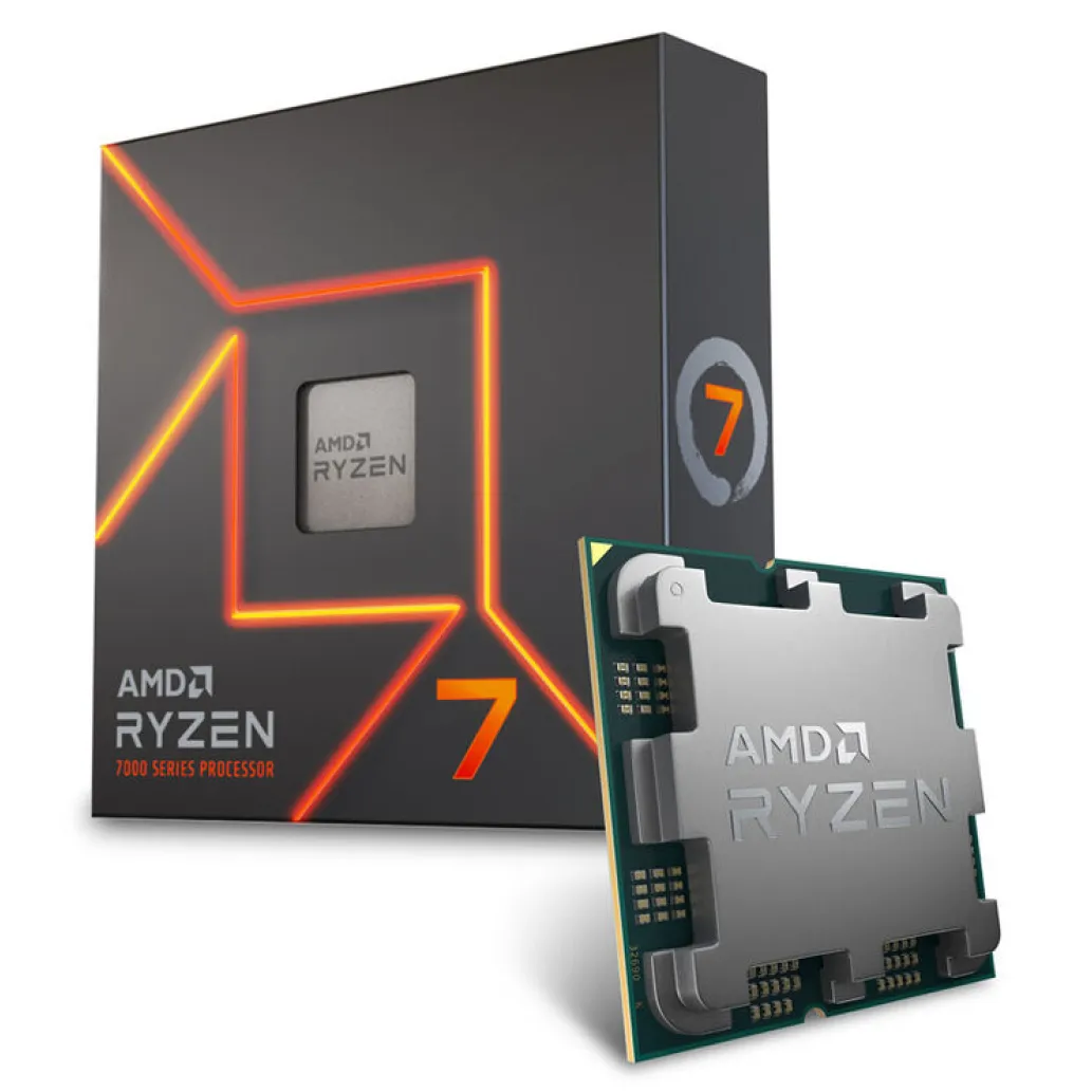 Procesor AMD AM5 Ryzen 7 7700X 8C/16T 4,5/5,4GHz BOX 105W grafika Radeon brez hladilnika