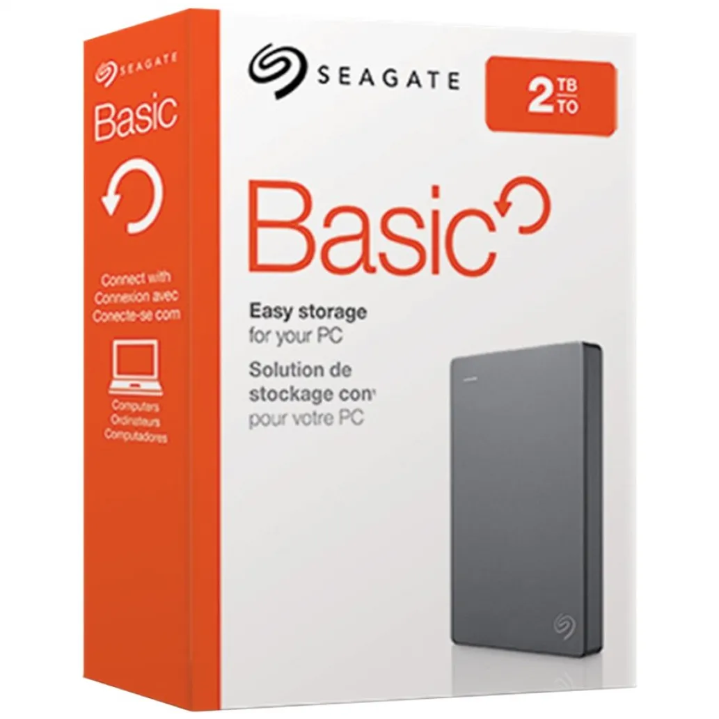 Prenosni disk 6,4cm (2,5") 2TB USB 3.0 Seagate Basic Portable - siva (STJL2000400)