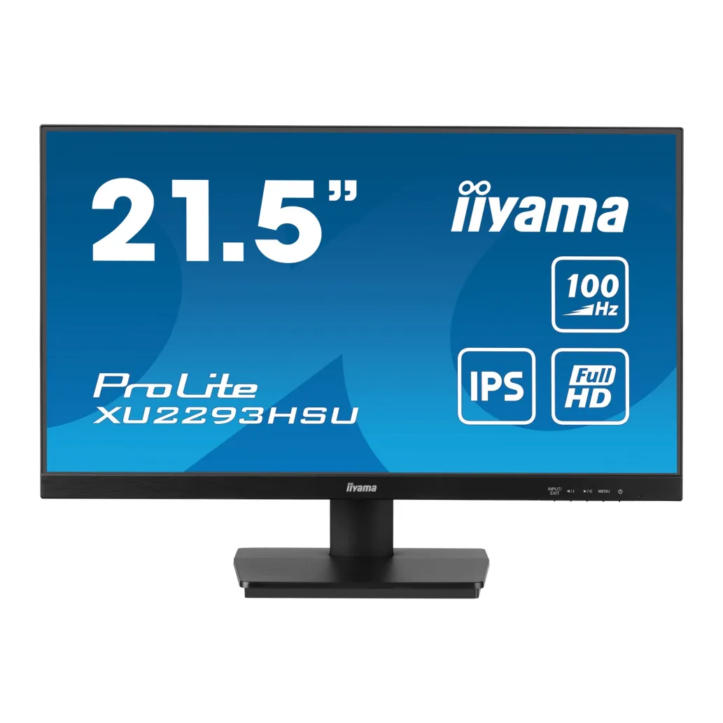 Monitor Iiyama 54,6 cm (21,5) XU2293HSU-B7 1920x1080 100Hz IPS 1ms HDMI DisplayPort 2xUSB2.0 Zvočniki sRGB96% FreeSync ProLite
