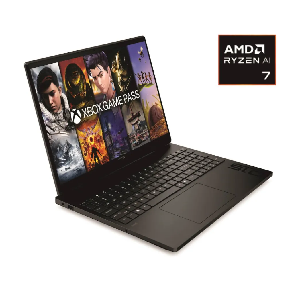 Prenosnik HP 38,86 cm (15,3") Omen 2560x1600 500nit 180Hz Ryzen 7 260/16GB/512GB/BL RGB/RTX5060-8GB/Win11Home (D9HH4EA#BED)