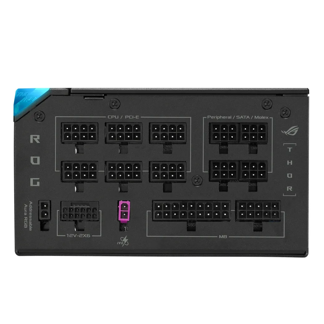 Napajalnik - 1000W Asus ROG Thor III 80Plus Platinum 94% ATX 3.1 (Gen5) Modular 140mm črna (90YE00V3-B0NA00)