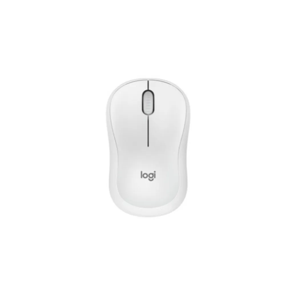 Miš Logitech brezžična optična za notesnike M220 bela silent (910-006128)