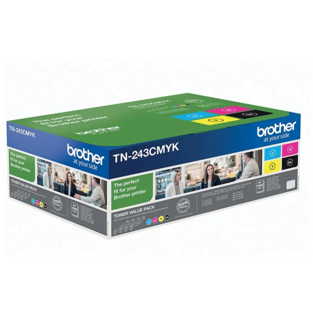 Brother Toner TN243CMYK, komplet za 1.000 strani HL-L3210/70, DCP-L3510/50, MFC-L3730/70