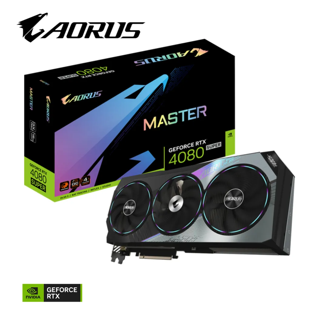 Grafična kartica nVidia RTX4080 Super GigaByte MASTER - 16GB GDDR6X (GV-N408SAORUS M-16GD)