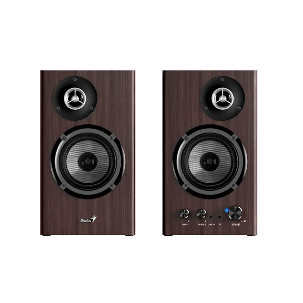 Zvočniki Genius SP-HF1812BT 40W 2.0 (črna-rjava)