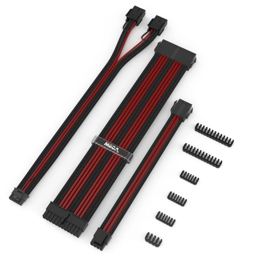 Napajalni kabli (KIT) - Rdeča / Črna - 2x8pin -> 12VHPWR