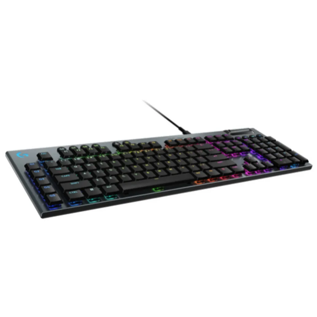 Gaming Tipkovnica Žična Logitech G915 X GL Tactile US international | SLO gravura črna TKL (920-012942)