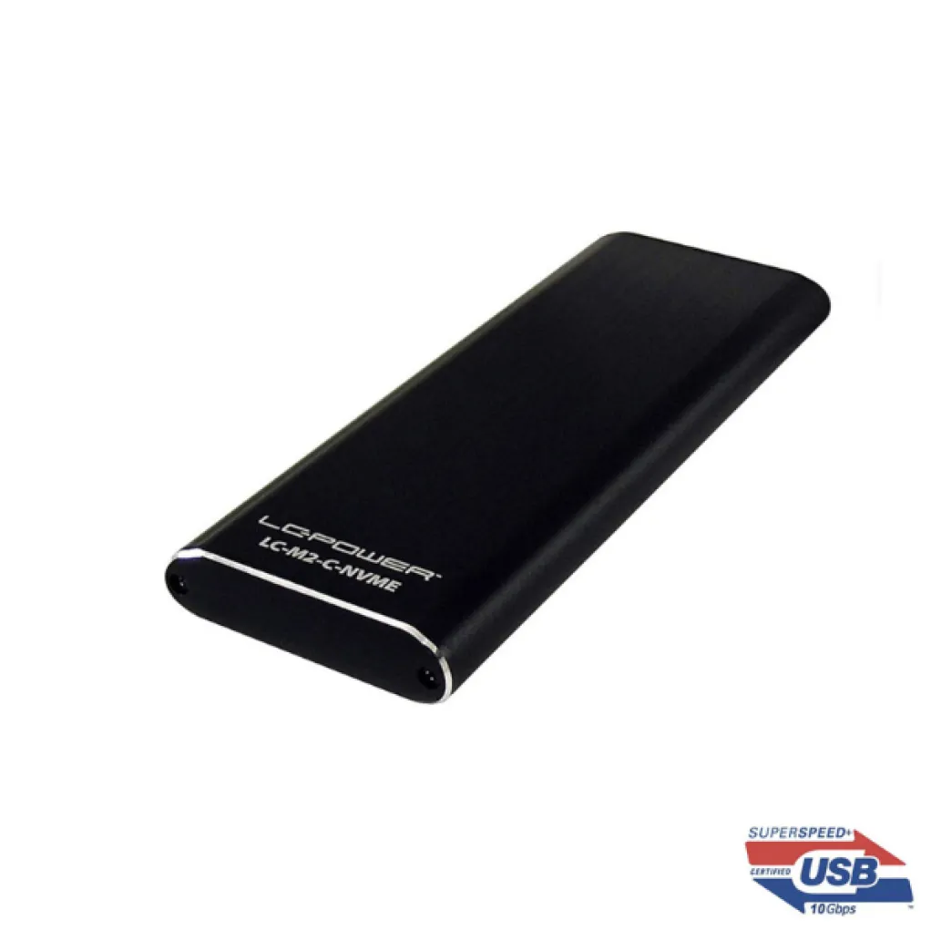 Ohišje za SSD disk M.2 => USB-C PCIe NVMe LC Power (LC-M2-C-NVME)