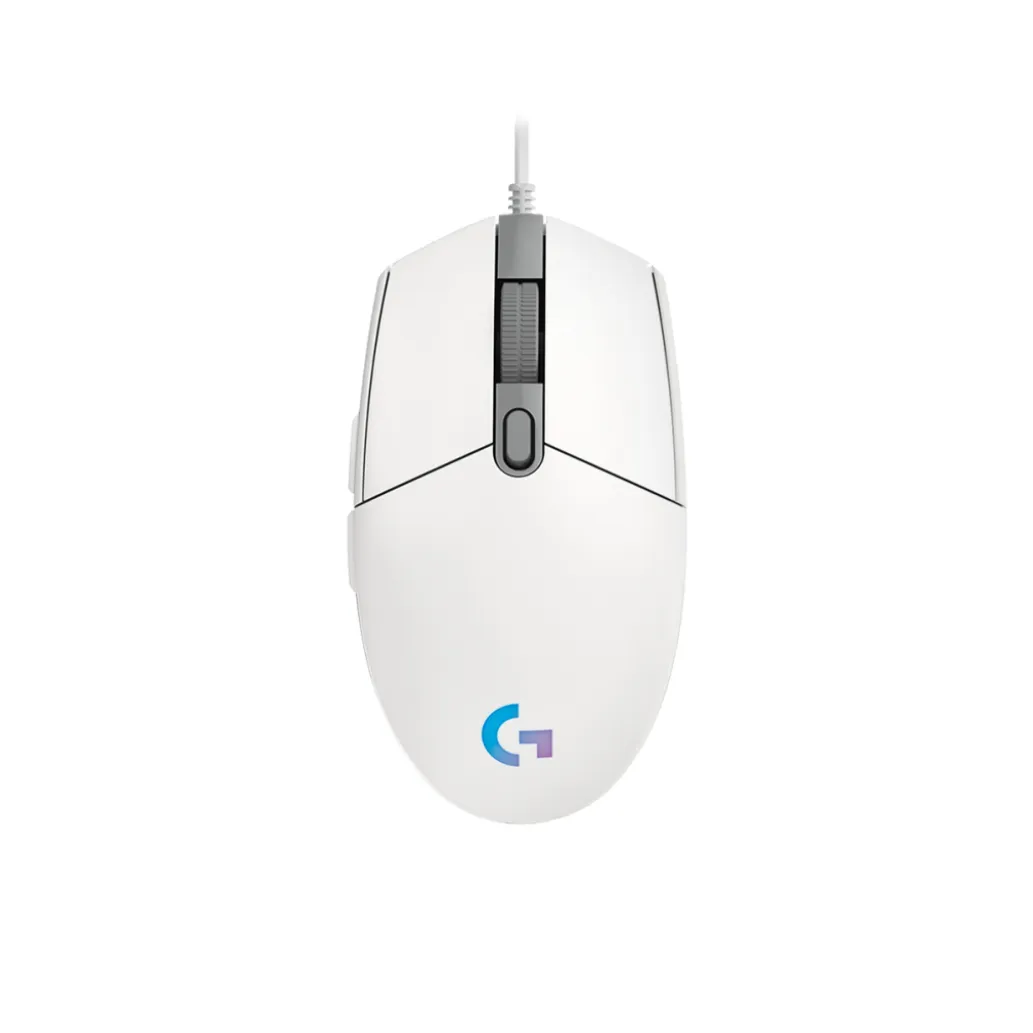 Miš  Logitech Gaming USB G203 LightSync bela (910-005797)