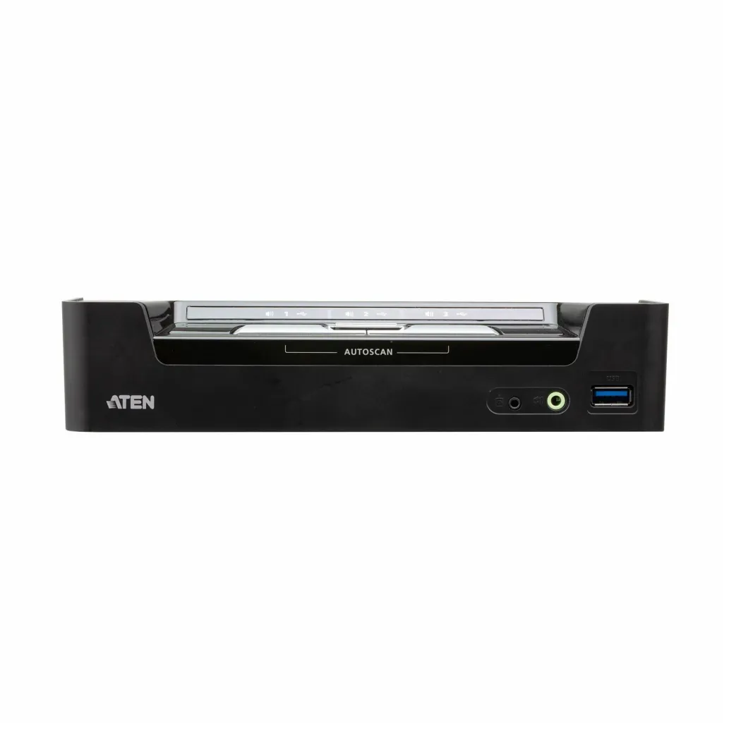 KVM stikalo ATEN 3-port 3xPC 3xUSB-A USB-C 45W PD (CS1953)