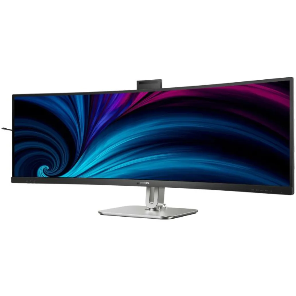 Monitor Philips 124 cm (48,8") 49B2U6900CH 5120x1440 Curved konferenca 75Hz VA 4ms 2xHDMI DisplayPort USB-C 140W 3xUSB3.2 USB-C-Out HAS Kamera Zvočniki 2x5W 3H sRGB119% RJ45 HDR400