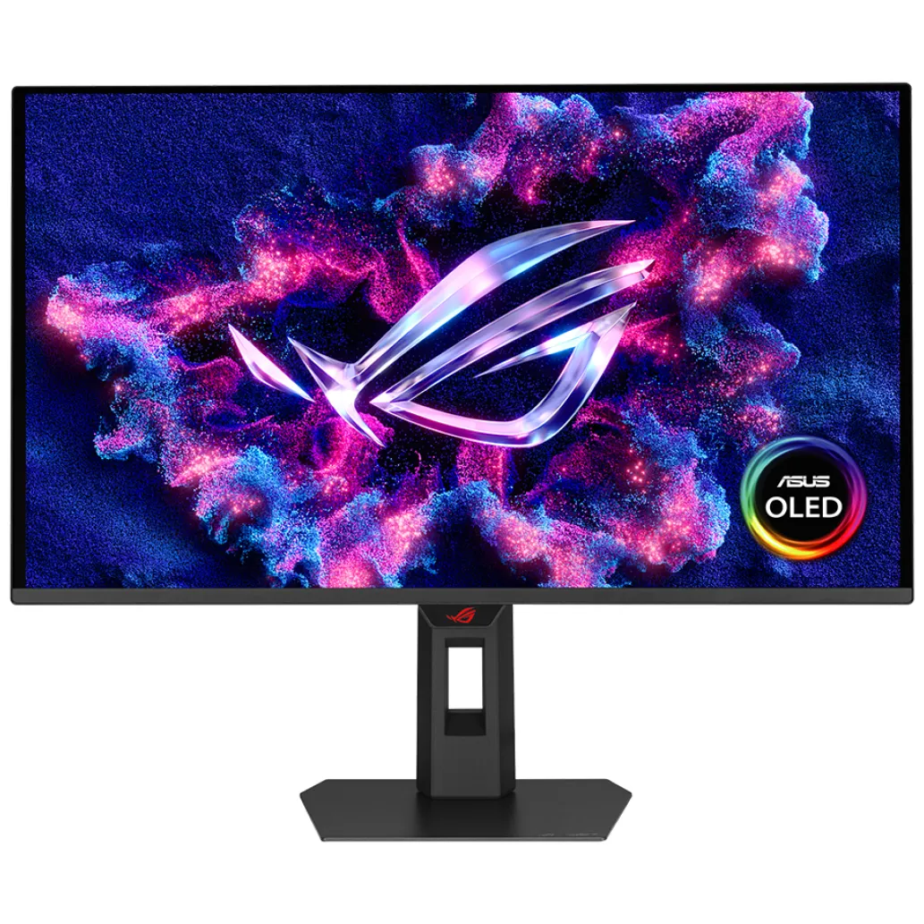 Monitor Asus 68,6 cm (27,0") XG27AQDPG 2560x1440 Gaming 500Hz OLED 0,03ms 2xHDMI DisplayPort 2xUSB3.2 Pivot DCI-P3-99% FreeSync Premium PRO G-Sync Compatible HDR500 ROG Strix
