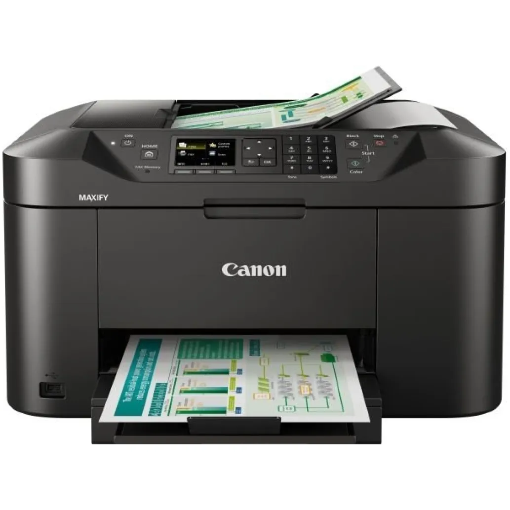 Tiskalnik multifunkcijski brizgalni barvni Canon Maxify MB2150 A4 duplex tisk enostransko skeniranje USB LAN WiFi 16ppm (0959C009AA)