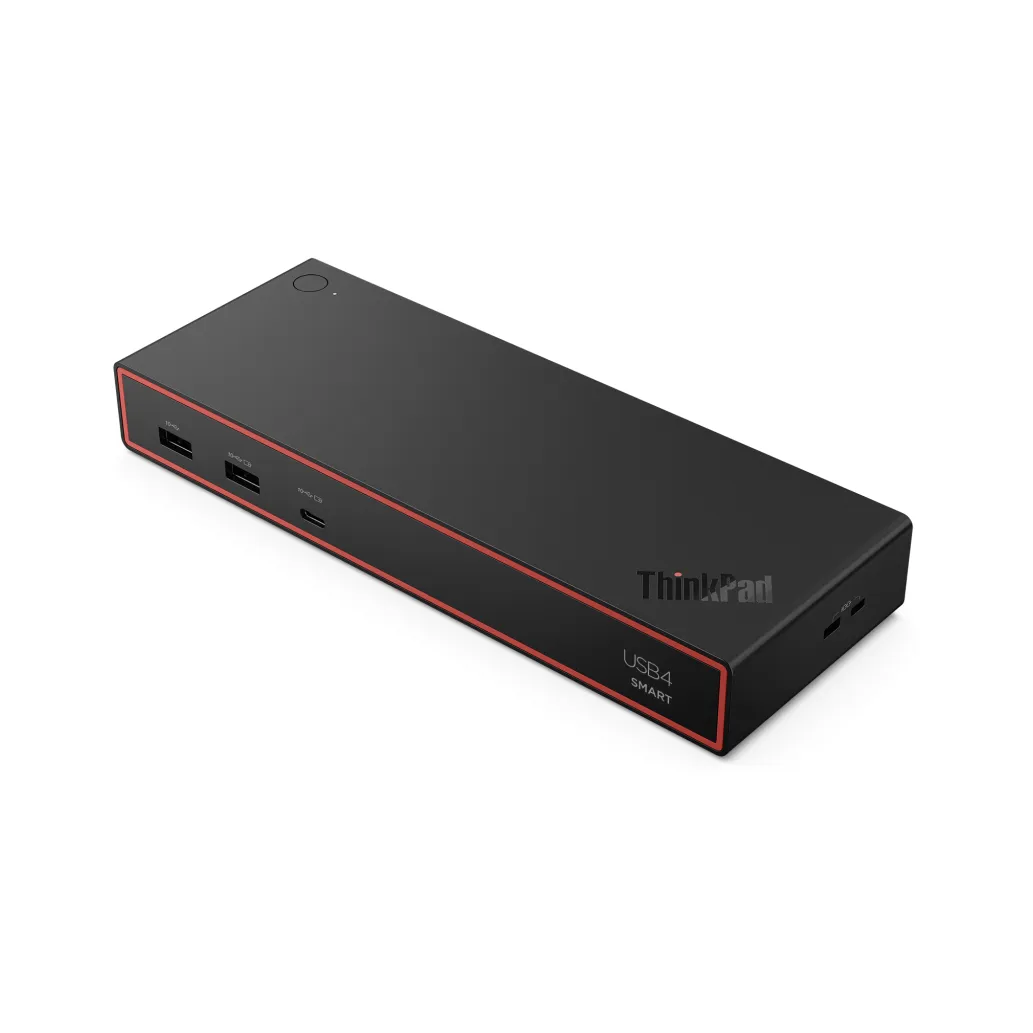 Priklopna postaja USB-C => Lenovo ThinkPad USB4 Smart Dock 5500 1xHDMI 2xDisplayPort 4xUSB3.2 2xUSB-C 100W 1xLAN (40BC0135EU)