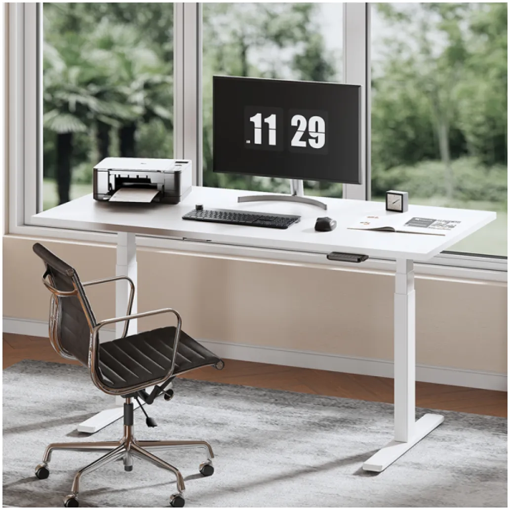 Dvižno podnožje za mizo Logilink električno 620-1280mm bela (EO0051W)