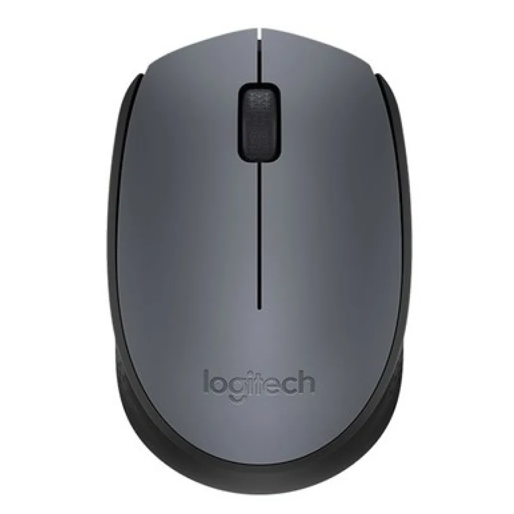 Miš Logitech brezžična optična za notesnike M170 siva (910-004642)