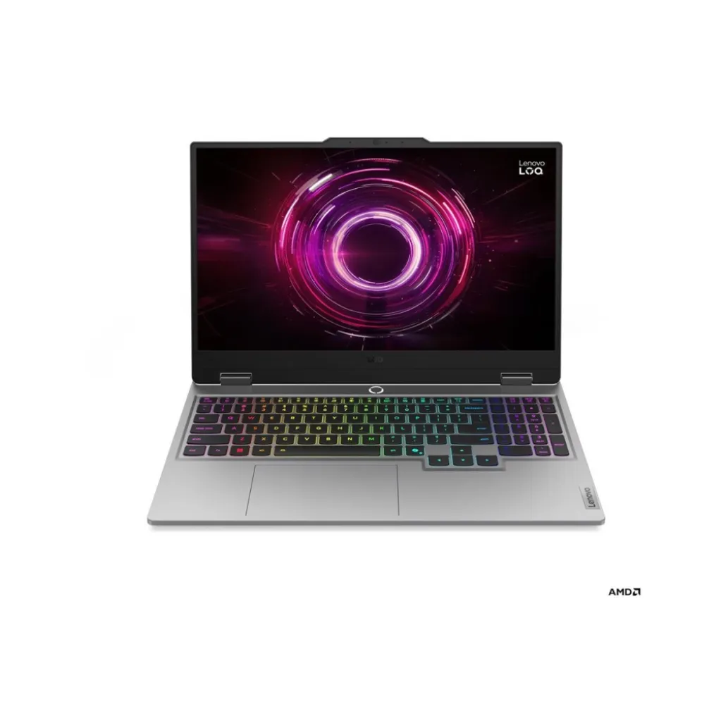 Prenosnik Lenovo 39,6 cm (15,6") LOQ 15 1920x1080 IPS G-SYNC 300nit Ryzen 7 250/32GB/SSD1TB/BL RGB/RTX5060-8GB/Win11Home (83JG004QSC)