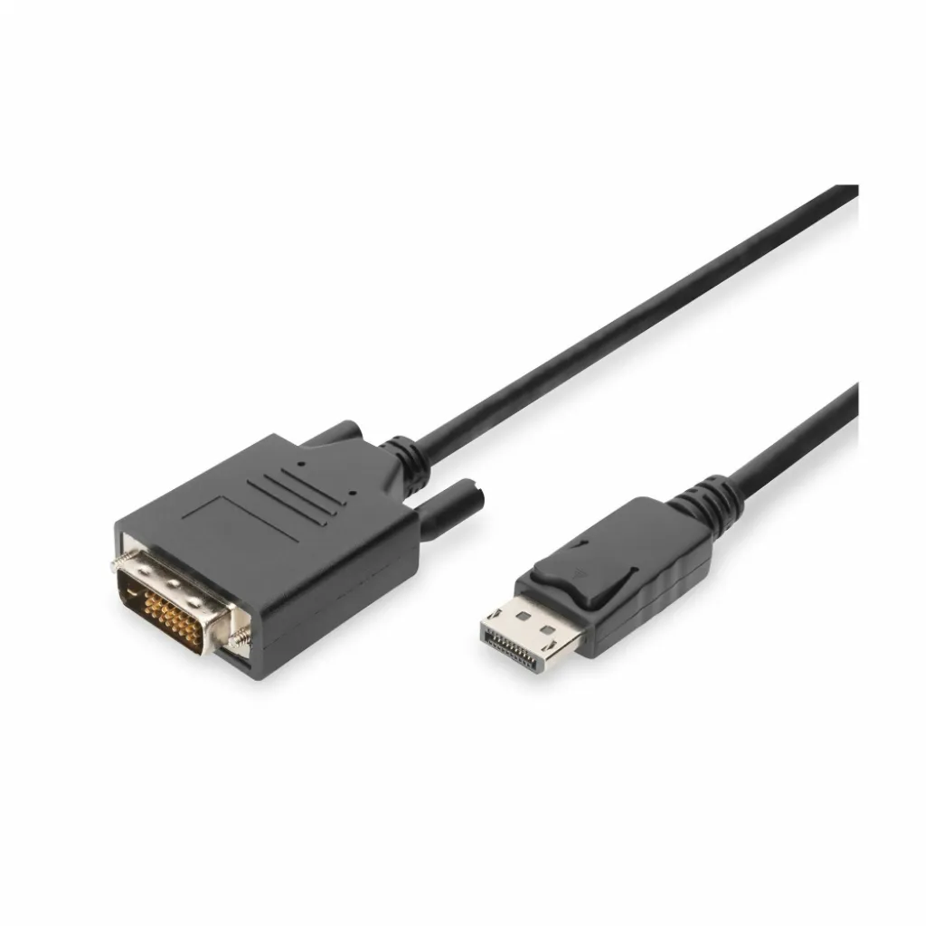 Kabel DisplayPort(m)=>DVI-D(m) 2,00m črn Digitus (328537)