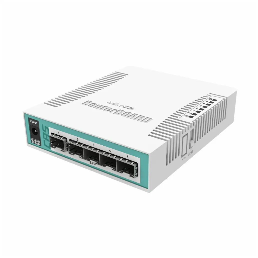 STIKALO 5-PORT Mikrotik CRS106-1C-5S 6xSPF (CRS106-1C-5S)