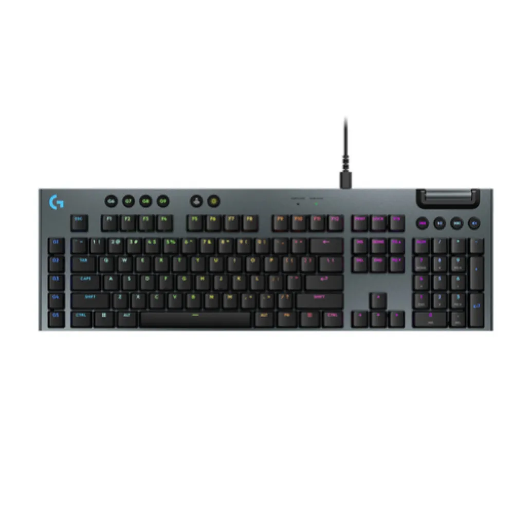 Gaming Tipkovnica Žična Logitech G915 X GL Tactile US international | SLO gravura črna TKL (920-012942)