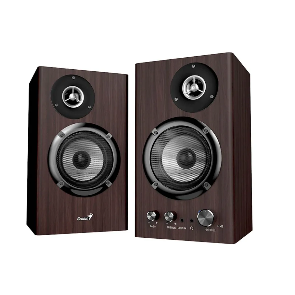 Zvočniki Genius SP-HF1812BT 40W 2.0 (črna-rjava)