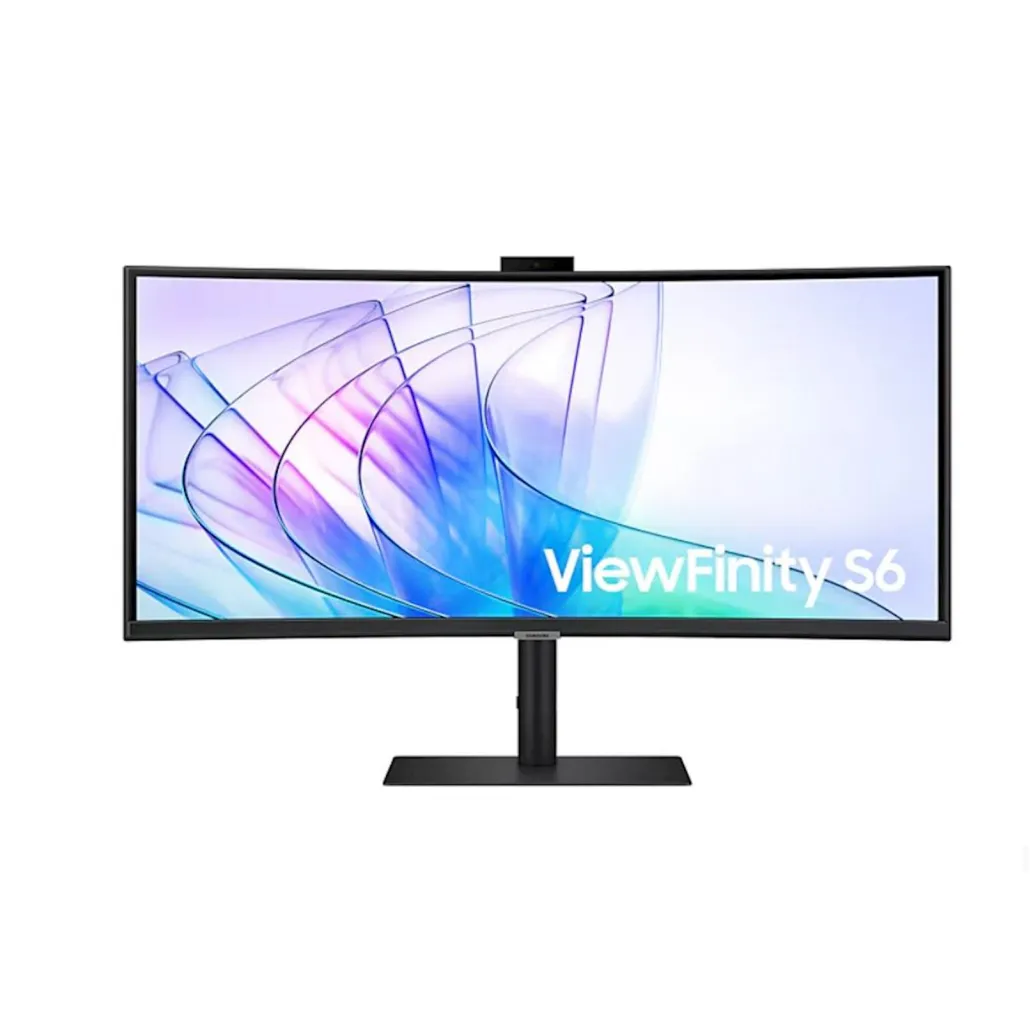 Monitor Samsung 86,4 cm (34,0") S34C652VAU 3440x1440 Curved konferenca 100Hz VA 5ms HDMI DisplayPort USB-C 90W 2xUSB3.0 HAS Kamera Zvočniki 2x5W  sRGB115% FreeSync RJ45 KVM ViewFinity