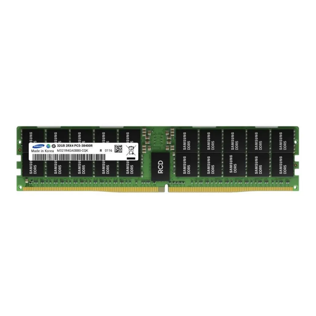 DDR5 ECC 32GB 4800MHz - Single (1x32GB) Samsung ECC M321R4GA3BB6-CQK 1,1V server (M321R4GA3BB6-CQK)