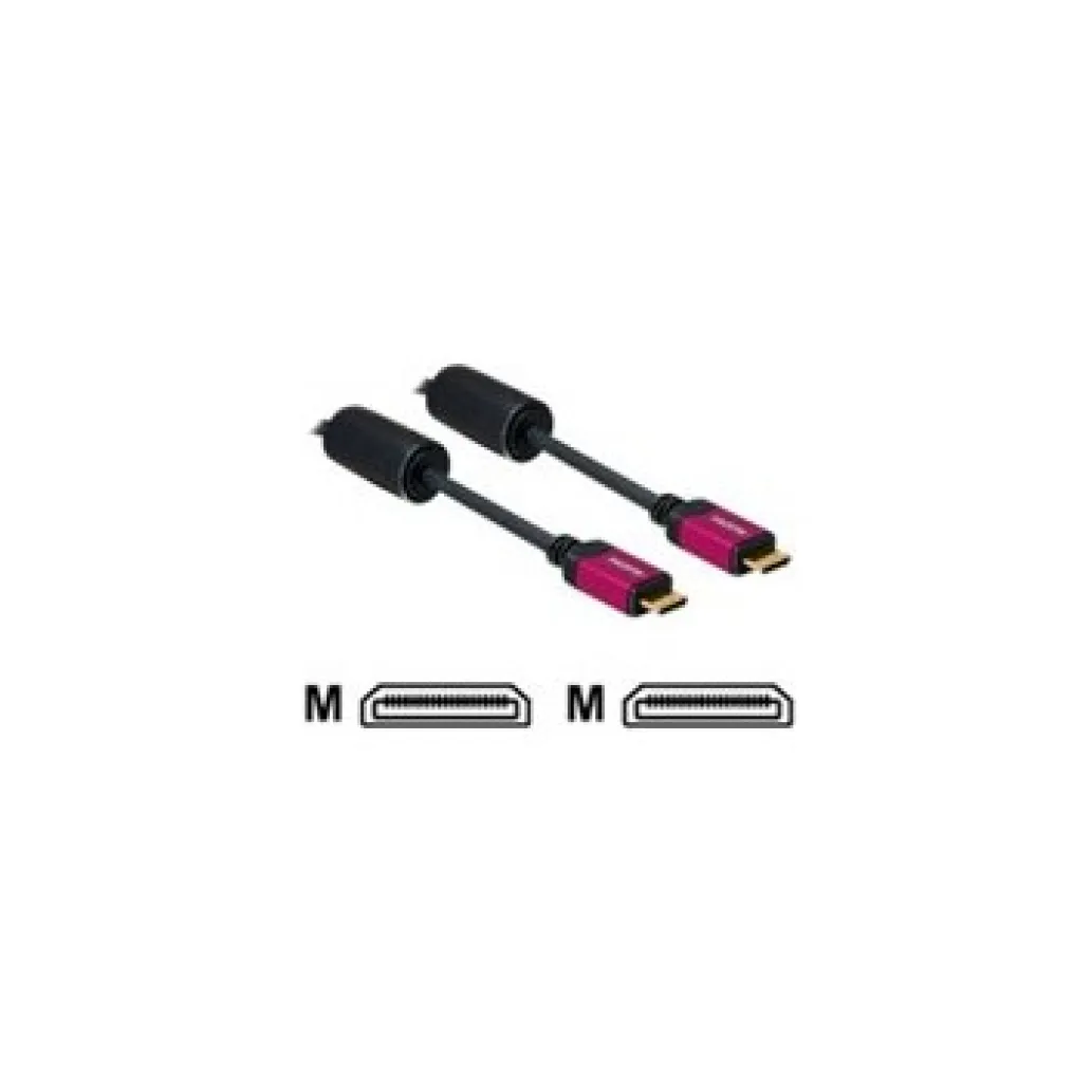 Kabel HDMImini(m)=>HDMImini(m)1.3b  5,00m zlati kontakti, feritni filti (69901)