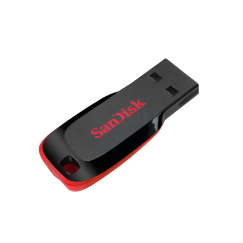 Spominski ključek 32GB USB 2.0 Sandisk Cruzer Blade 15MB/s - plastičen/brez pokrovčka/črn (SDCZ50-032G-B35)
