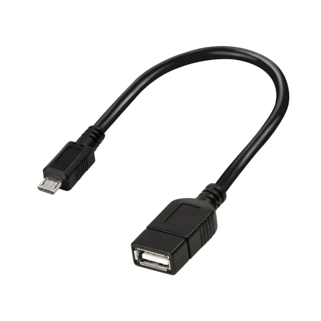 Adapter micro USB (m) => USB (ž) OTG 20cm Logilink (AA0035) EOLS-P