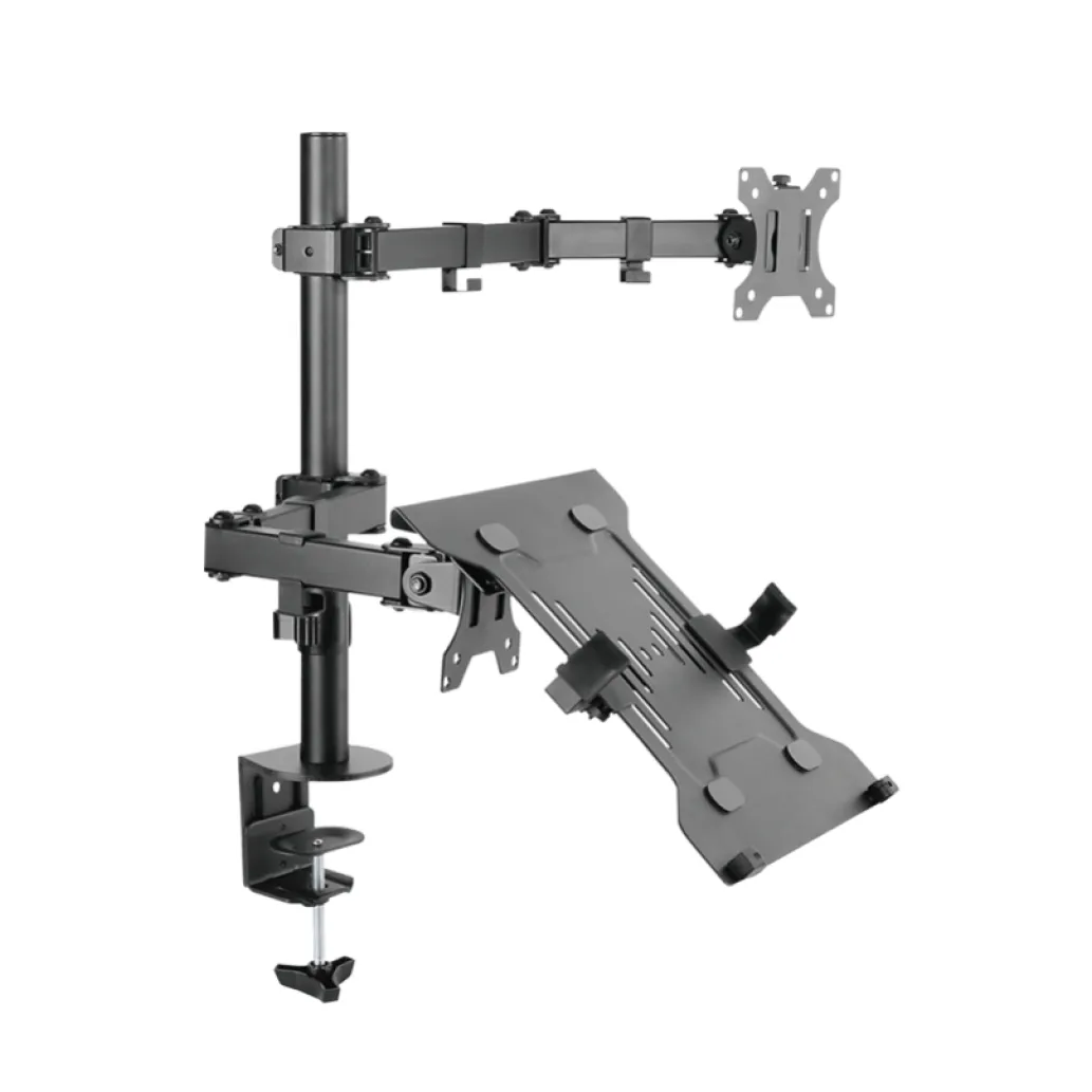 Nosilec za LCD monitor 33 - 68cm (13"-32") do 8kg in prenosnik 10–15.6" do 4kg LogiLink (BP0137)