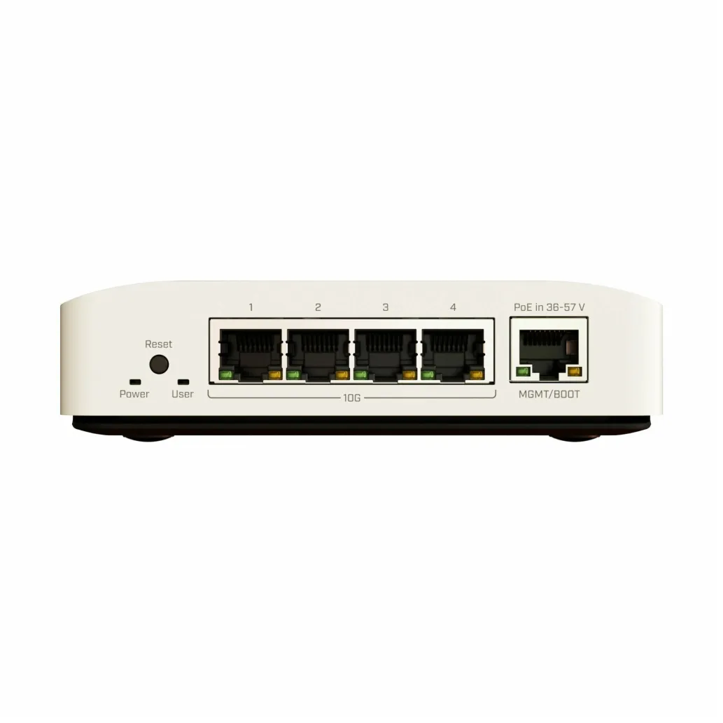 STIKALO 5-PORT Mikrotik CRS304-4XG-IN 4x10Gbps DIN rail montaža (CRS304-4XG-IN)