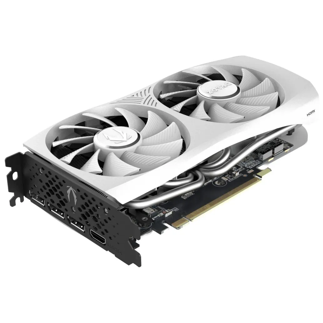 Grafična kartica nVidia RTX4070 Zotac White - 12GB GDDR6 bela (ZT-D40740Q-10M)