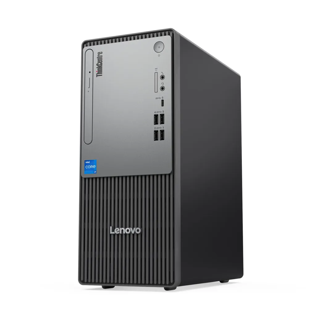 Računalnik Lenovo Tower ThinkCentre neo 50t i5-14400/B760/16GB-DDR5/512GB/Intel 730 VGA HDMI DP USB-C/RJ45/180W-85%/DOS 12UD0045GE