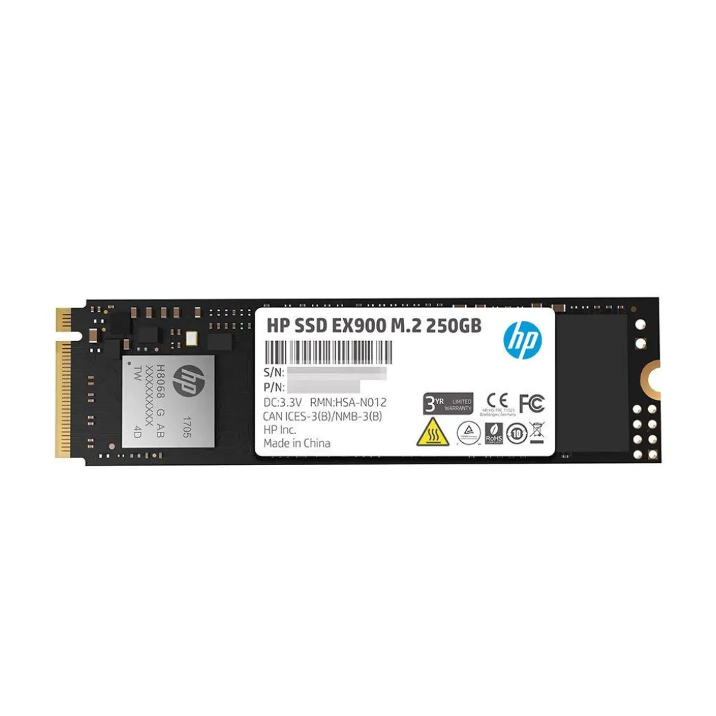 Disk SSD M.2 NVMe PCIe 3.0 250GB HP EX900 2280 2100/1300MB/s (2YY43AA#ABB)