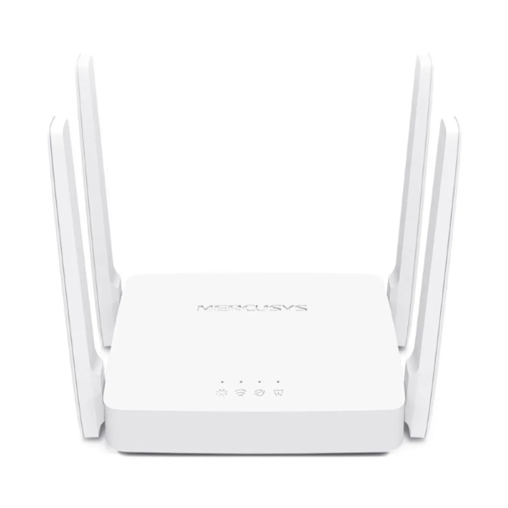 Usmerjevalnik brezžični MERCUSYS WiFi5 802.11ac AC1200 867Mbit/s Dualband 2xLAN 4x antena (AC10)